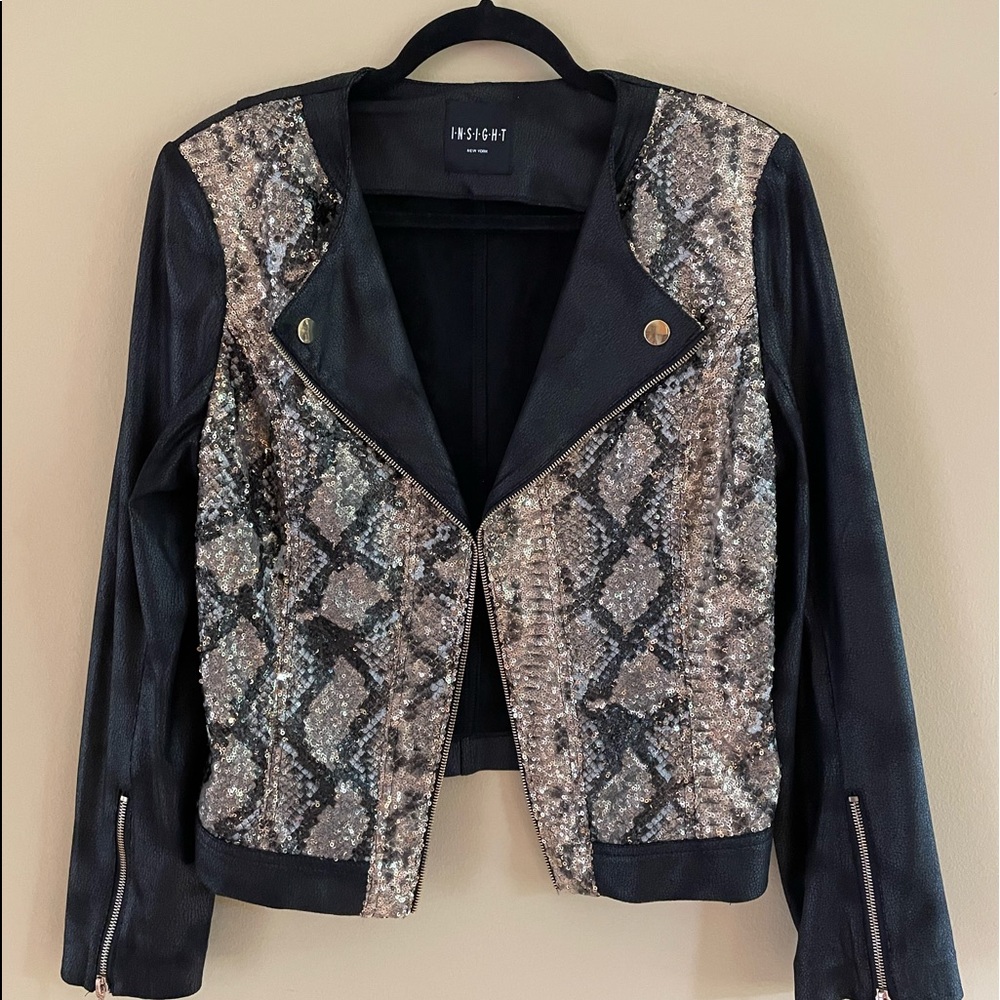 INSIGHT Black & Sequin Jacket